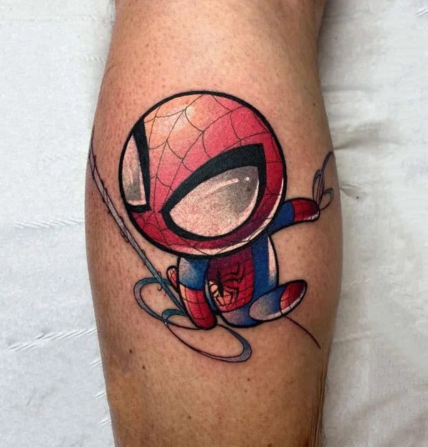 Baby Spiderman Tattoo