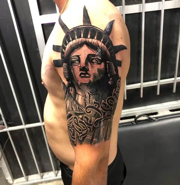 We The People Statue of Liberty Tattoo