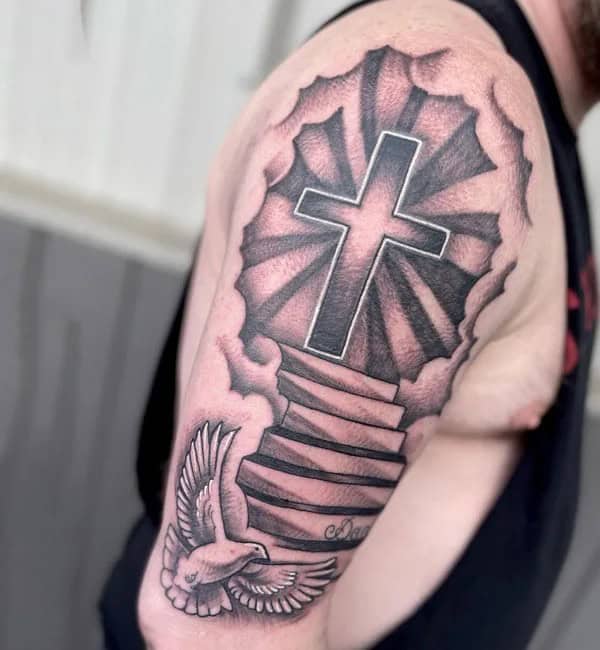 Christian Cross Tattoo