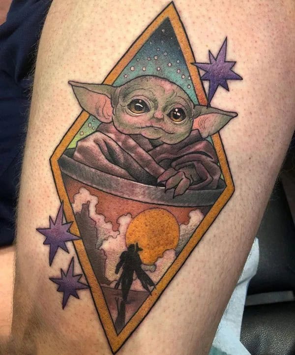 Geometric Star Wars Tattoo