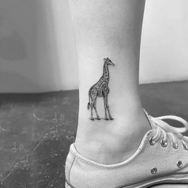 Small Giraffe Tattoo