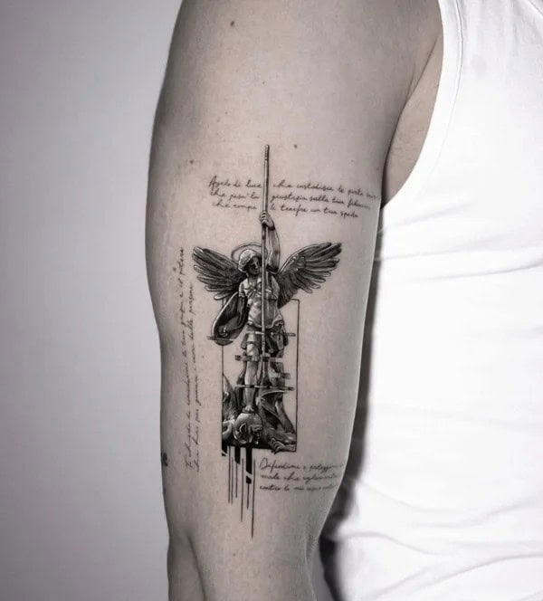 Warrior Archangel Michael Tattoo