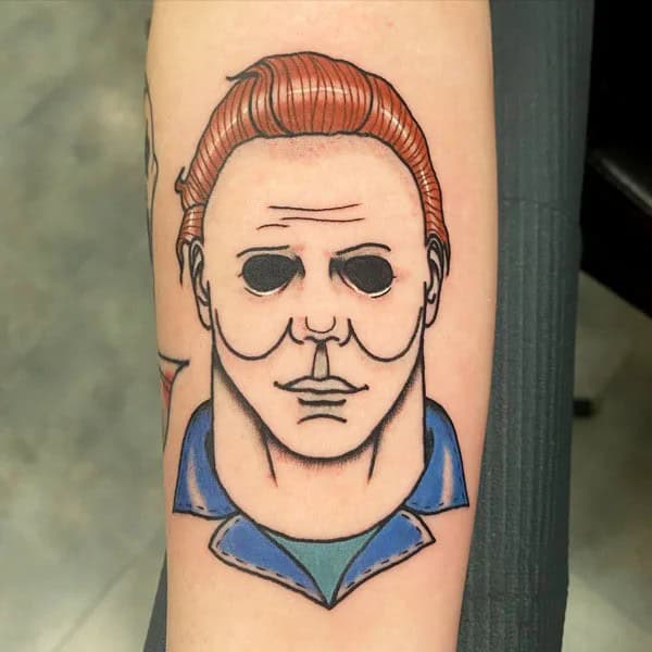 Michael Myers House Tattoo