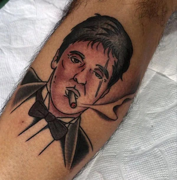 Al Pacino Scarface Tattoo