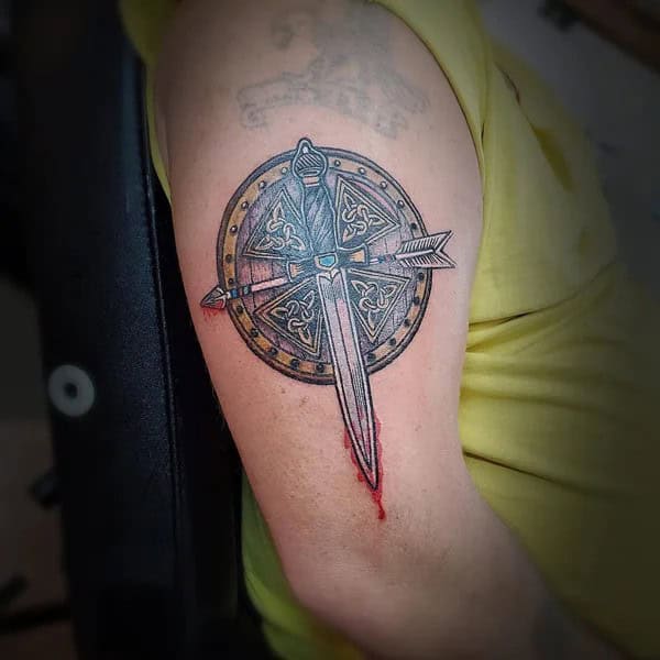 Viking Shield Tattoo