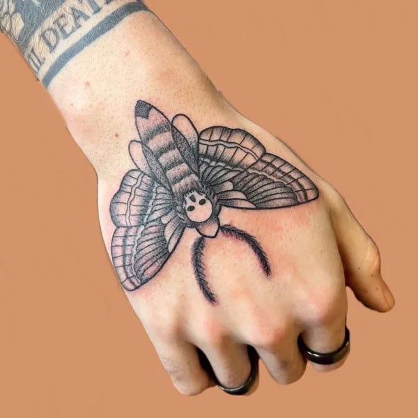 More Death Moth Tattoos That Can’t Be Ignored!