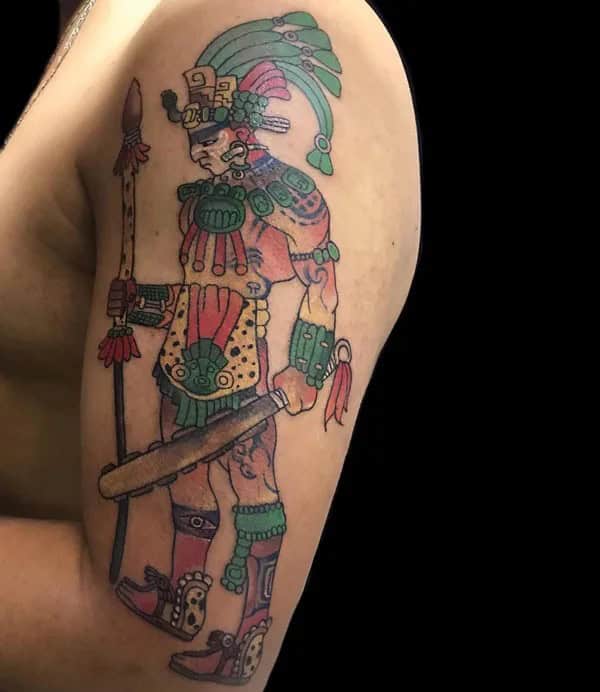 Mayan Warrior Tattoo