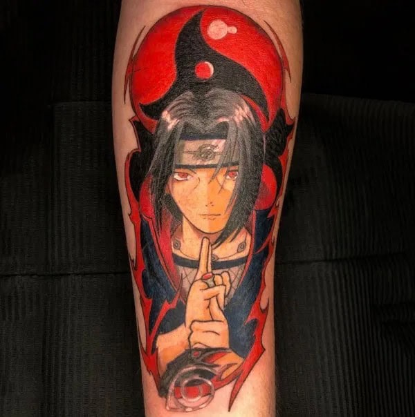 Itachi Hand Tattoo