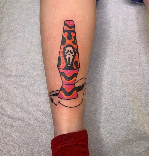 Scream Wrist Tattoo