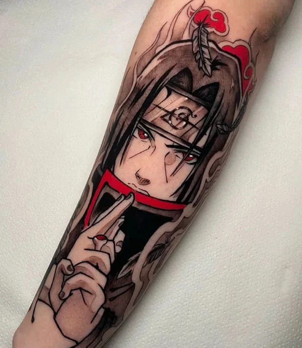 Madara Sharingan Tattoo