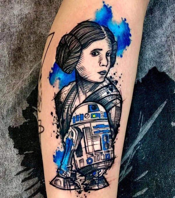 Princess Leia Tattoo