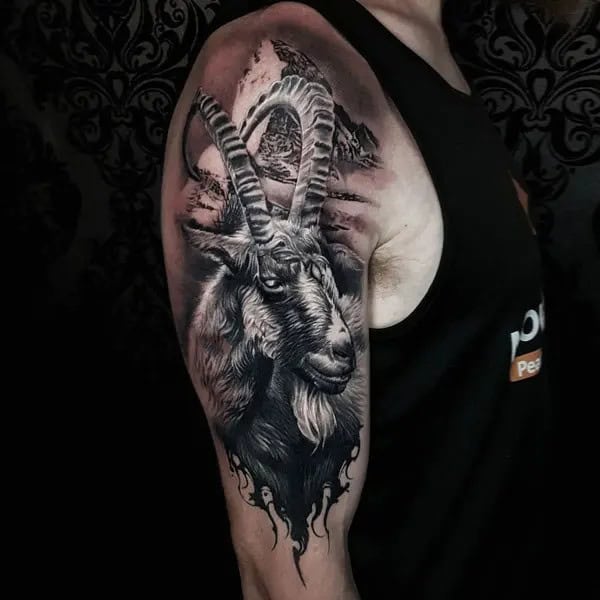 Mountain Goat Tattoo