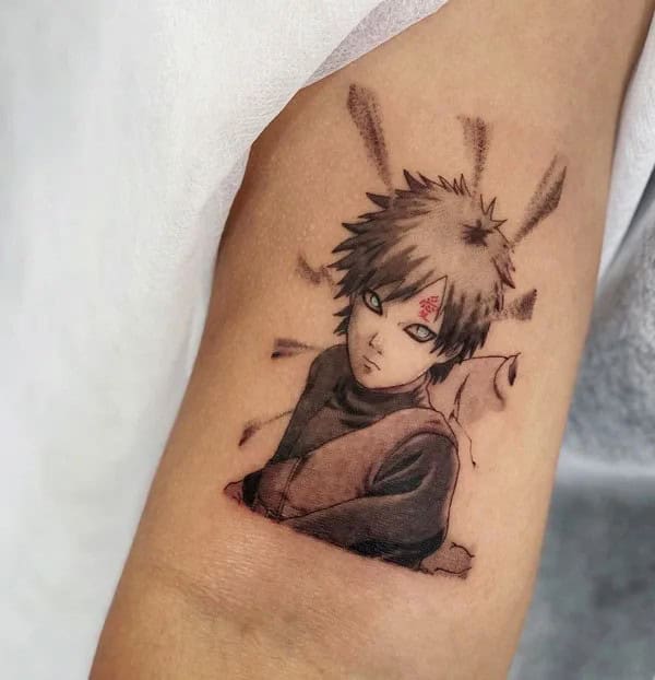 More Gaara Tattoos To Check Out For Gaining Inspiration