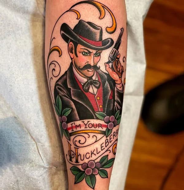 Doc Holliday Traditional Tattoo