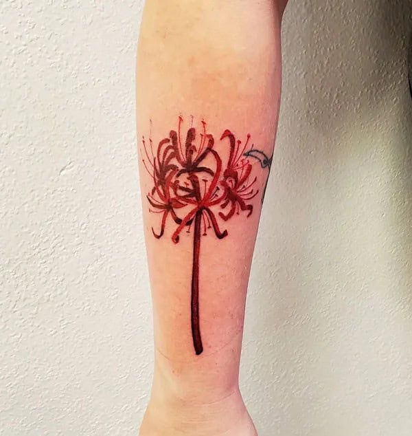 Demon Slayer Spider Lily Tattoo