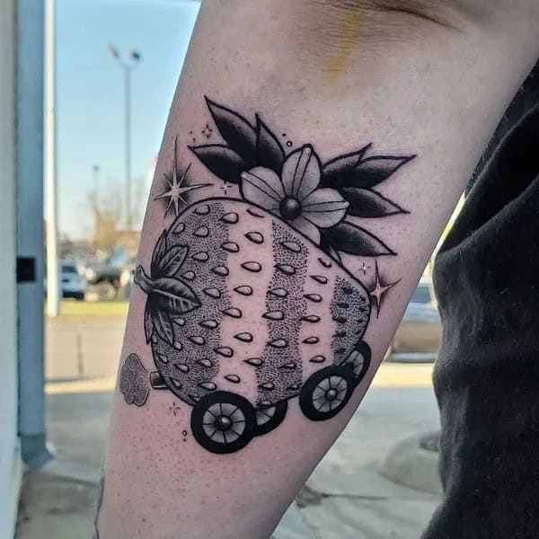 More Designs of Strawberry Tattoos To Check Out This Instant