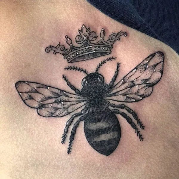 Queen Bee Tattoo