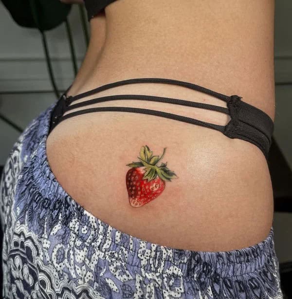 More Designs of Strawberry Tattoos To Check Out This Instant