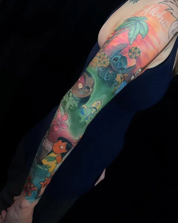 Stitch Sleeve Tattoo