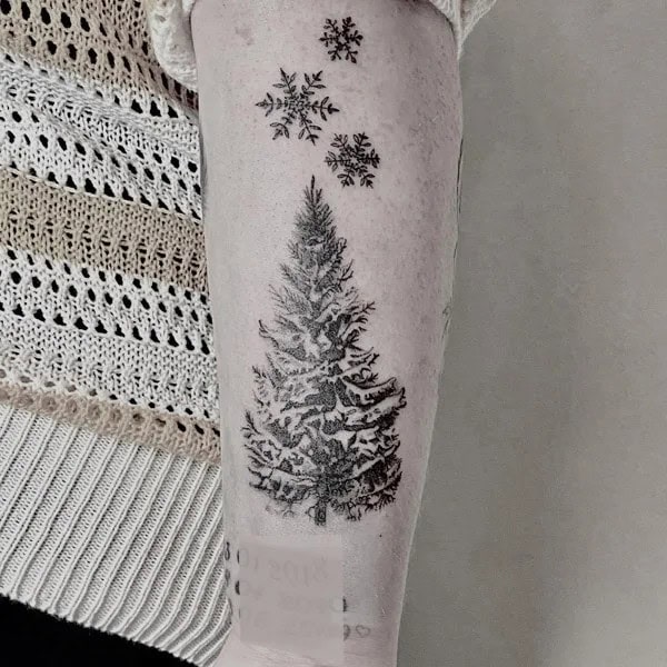 White Pine Tree Tattoo