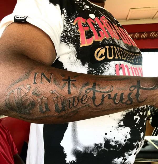 More “In God, We Trust” Tattoos To Dismiss Feelings Of Despair