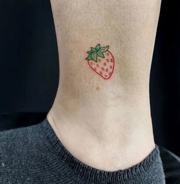 More Designs of Strawberry Tattoos To Check Out This Instant