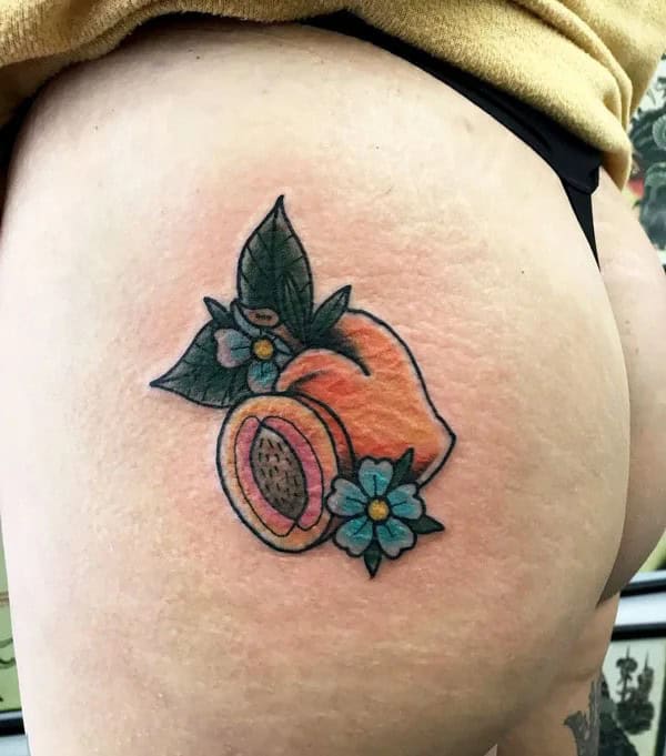 Bite Me Butt Tattoo