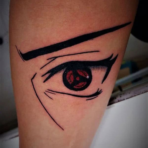 Madara Sharingan Tattoo