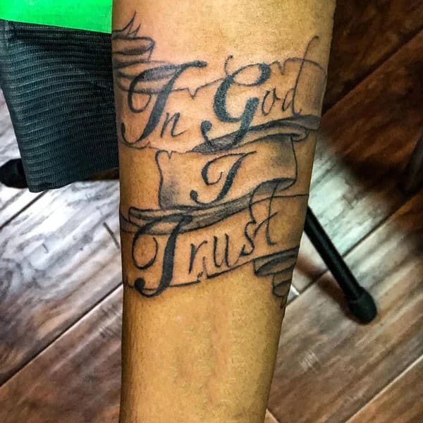 More “In God, We Trust” Tattoos To Dismiss Feelings Of Despair