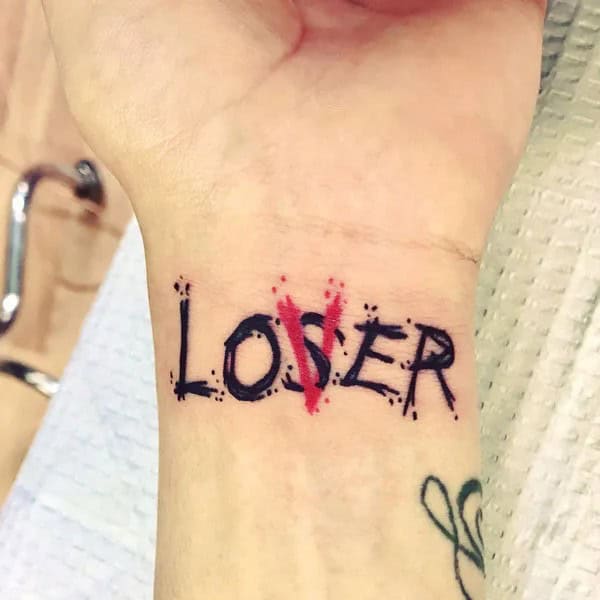 Evil Loser Lover tattoo