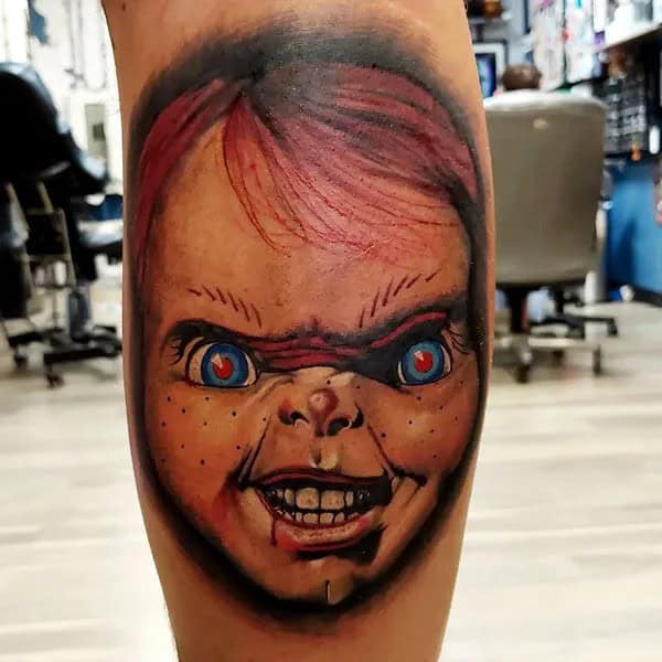 Old School Horror Tattoo