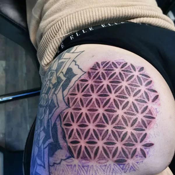 Bite Me Butt Tattoo