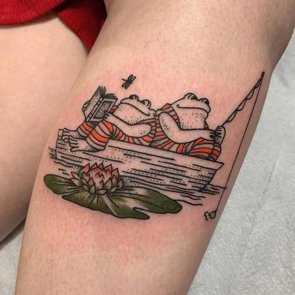 Frog and Toad Tattoo