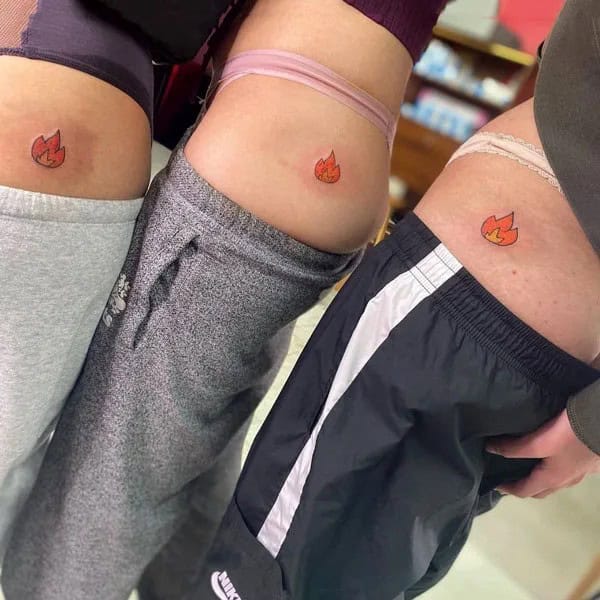 Bite Me Butt Tattoo