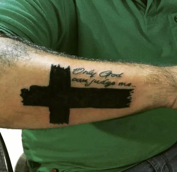 More Unique “Only God Can Judge Me” Tattoos To Take Inspiration From