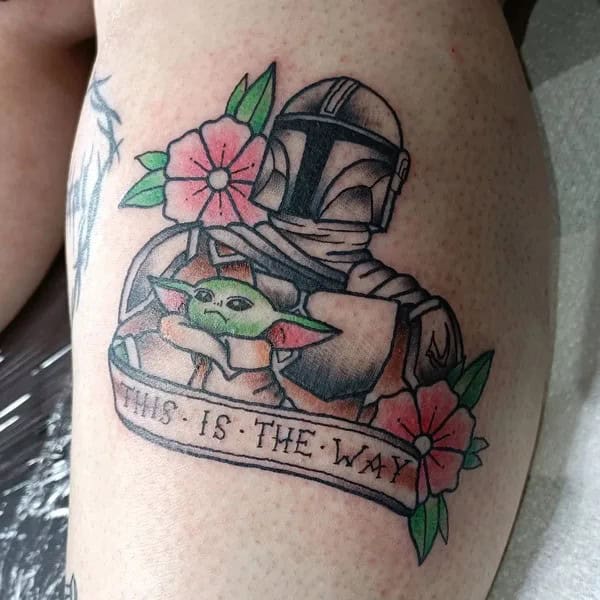 Traditional Star Wars Tattoo