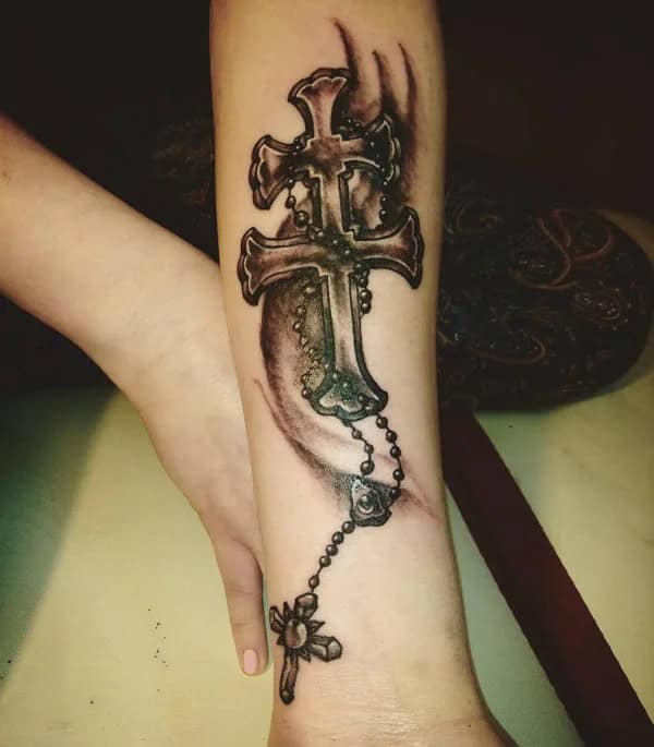 Double Cross Tattoo