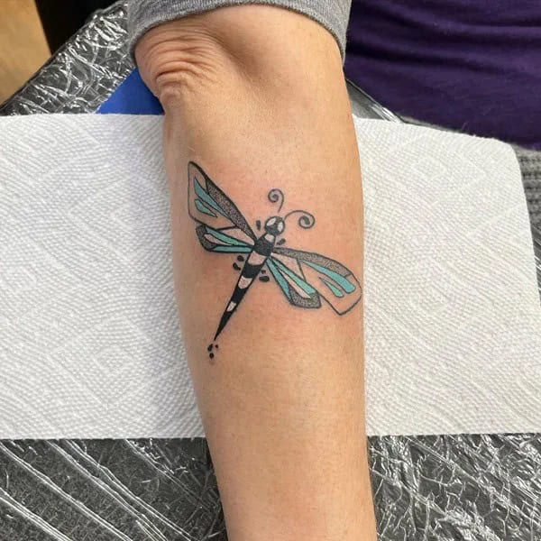 More Sublime Entries Of Dragonfly Tattoos