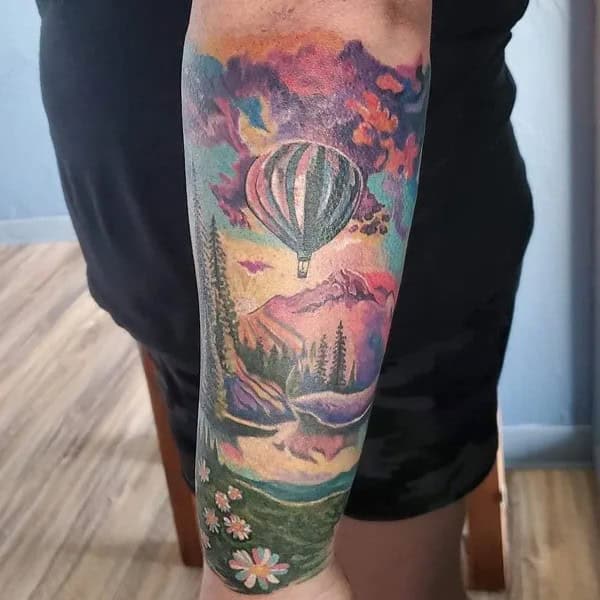 Forearm Color Tattoo