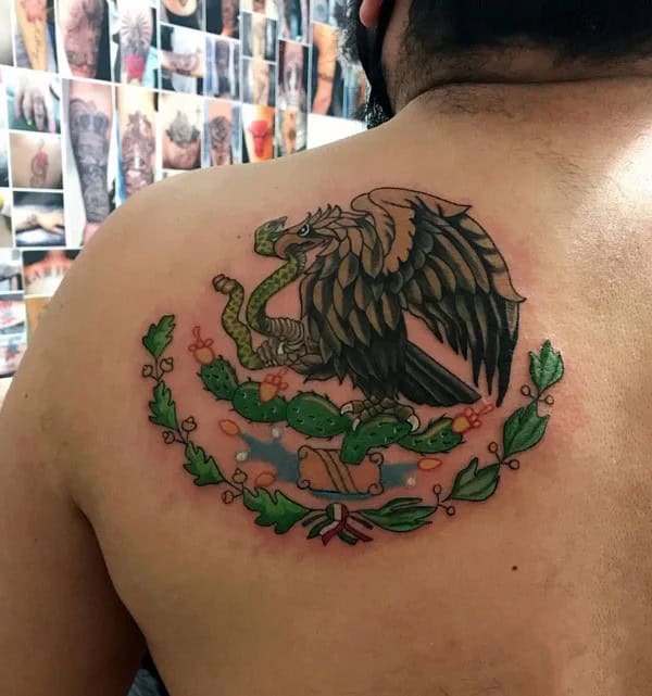 Mexican Eagle Tattoo