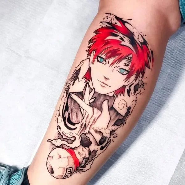 Anime Foot Tattoo