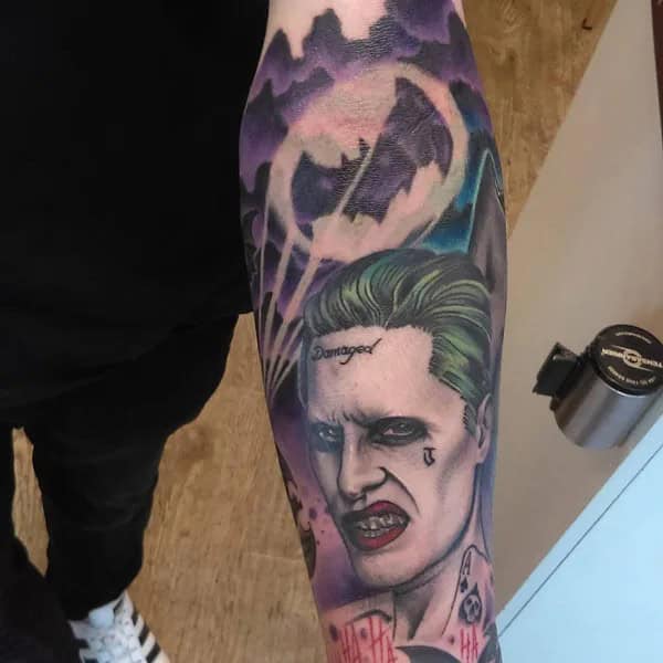 Jared Leto Joker Tattoo