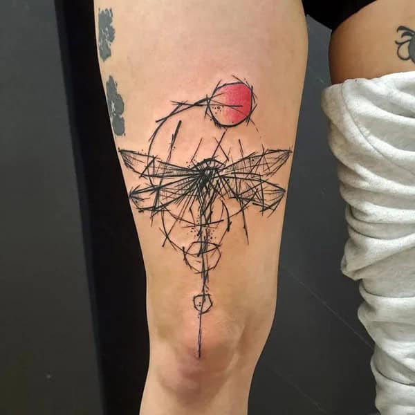 More Sublime Entries Of Dragonfly Tattoos