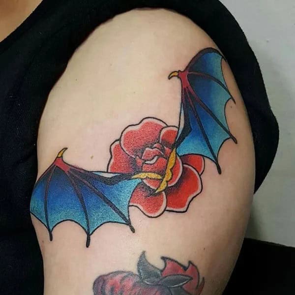 Bat Wings Tattoo