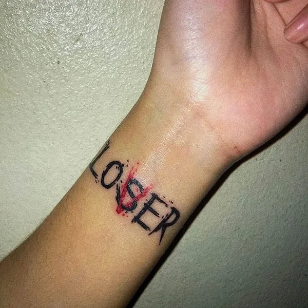 Evil Loser Lover tattoo