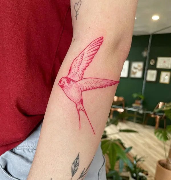 Red Sparrow Tattoo