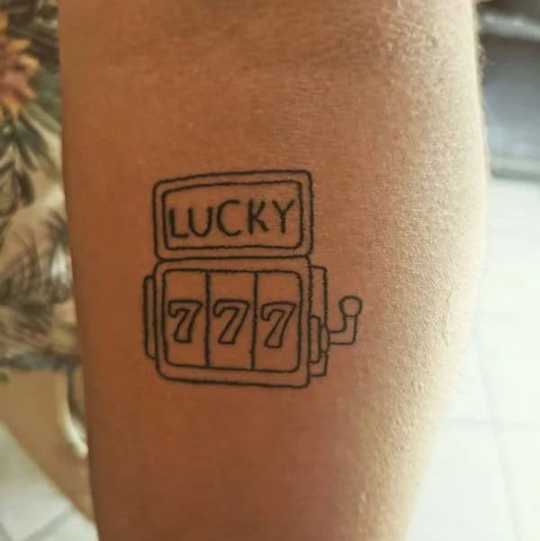 Lucky 777 Tattoo