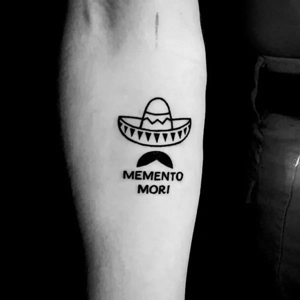 Memento Mori Hat Tattoo