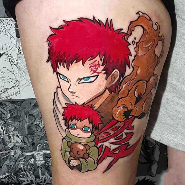 More Gaara Tattoos To Check Out For Gaining Inspiration