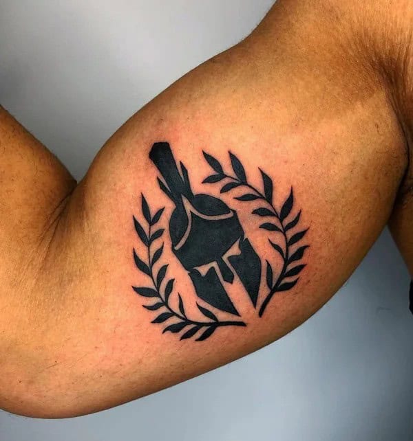 Spartan Logo Tattoo